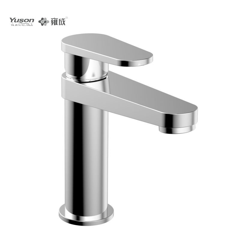 3338-30 Miscelatore monocomando per lavabo acqua calda e fredda da piano in ottone Faucet