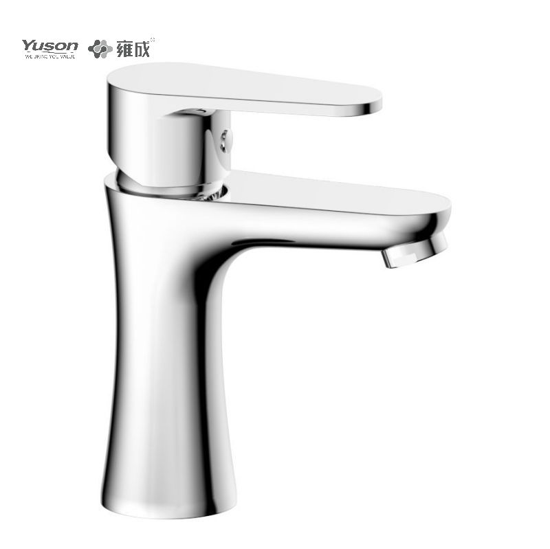 3377-30 Miscelatore monocomando per lavabo acqua calda e fredda da piano in ottone Faucet