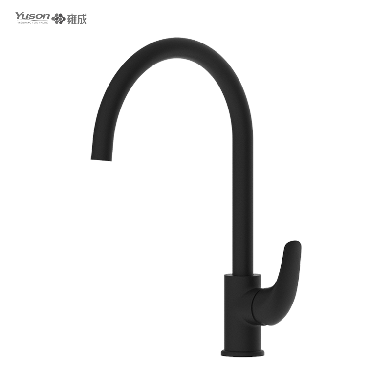3079-50 Miscelatore monocomando per lavello da cucina con acqua calda e fredda montato sul piano con rubinetto in ottone